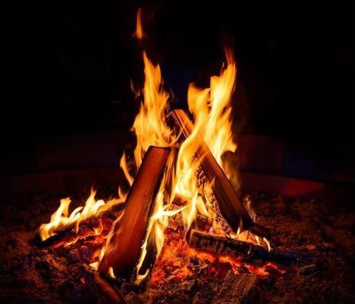 A toasty, warm bonfire